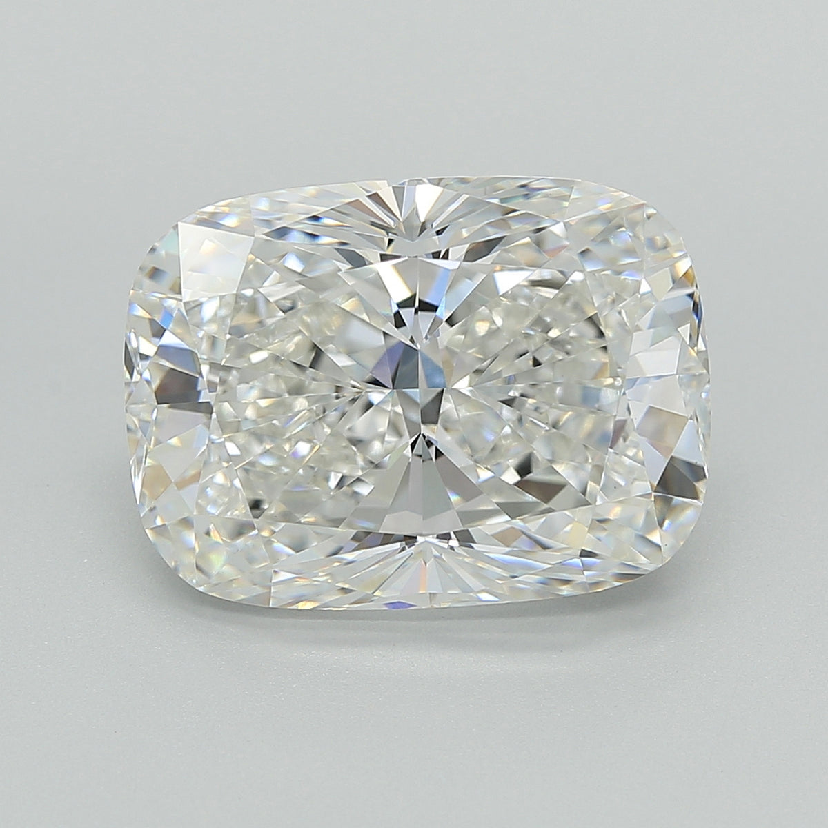 7.09 Carat Cushion Shaped, Ideal Cut, F Color, VVS2 Clarity, IGI Certified Lab Grown Diamond