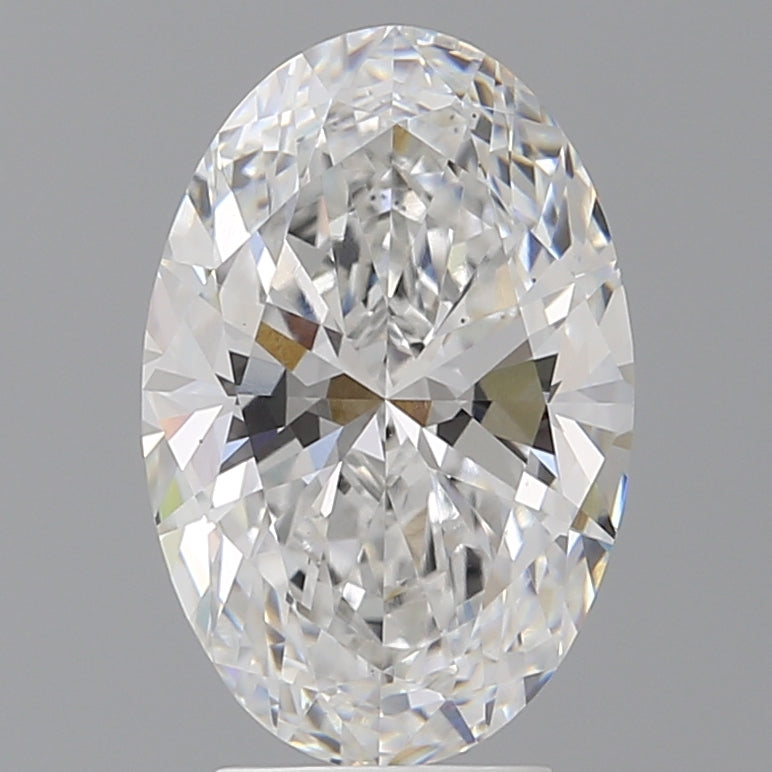 4.05 Carat Oval Shaped, Ideal Cut, D Color, VS1 Clarity, IGI Certified Lab Grown Diamond