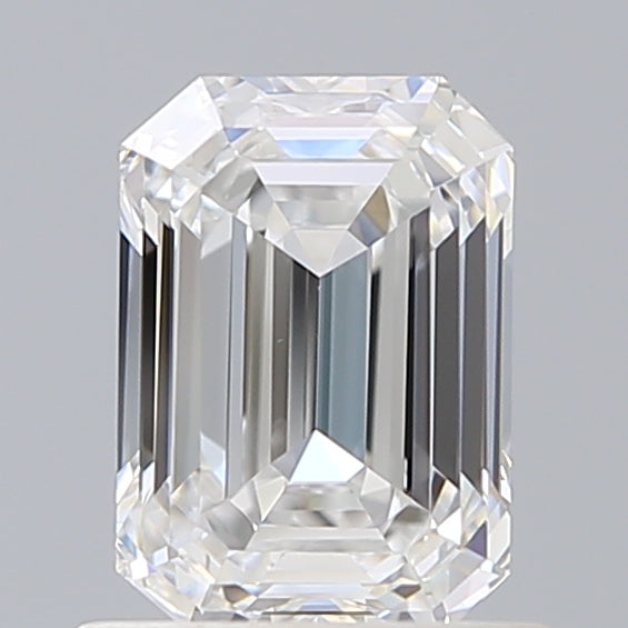 1.13 Carat Emerald Shaped, Ideal Cut, E Color, VVS2 Clarity, IGI Certified Lab Grown Diamond