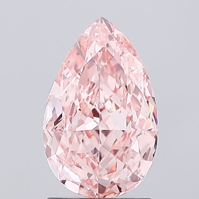 1.95 Carat Pear Shaped, Ideal Cut, VVS2 Clarity, IGI Certified Lab Grown Diamond