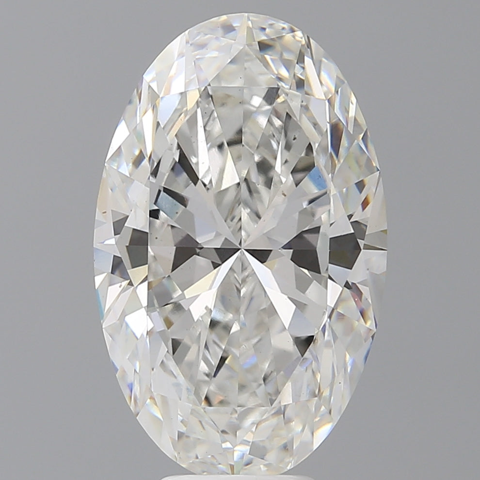 7.60 Carat Oval Shaped, Ideal Cut, F Color, VS1 Clarity, IGI Certified Lab Grown Diamond