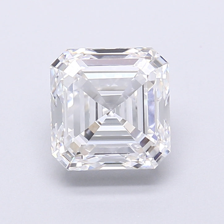 2.17 Carat Asscher Shaped, Very Good Cut, D Color, VVS1 Clarity, IGI Certified Lab Grown Diamond