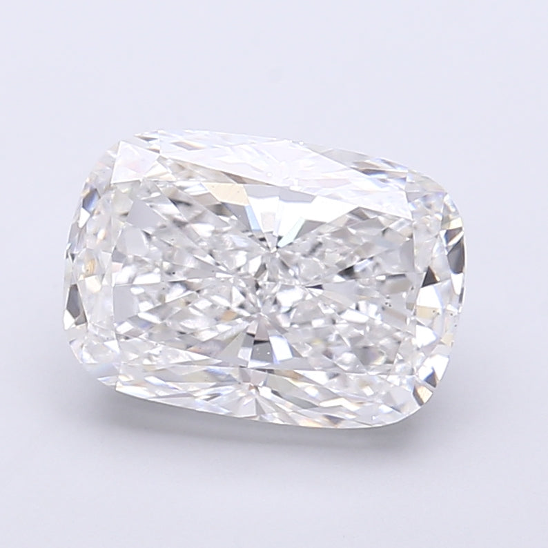 3.08 Carat Cushion Shaped, Very Good Cut, E Color, VS2 Clarity, IGI Certified Lab Grown Diamond