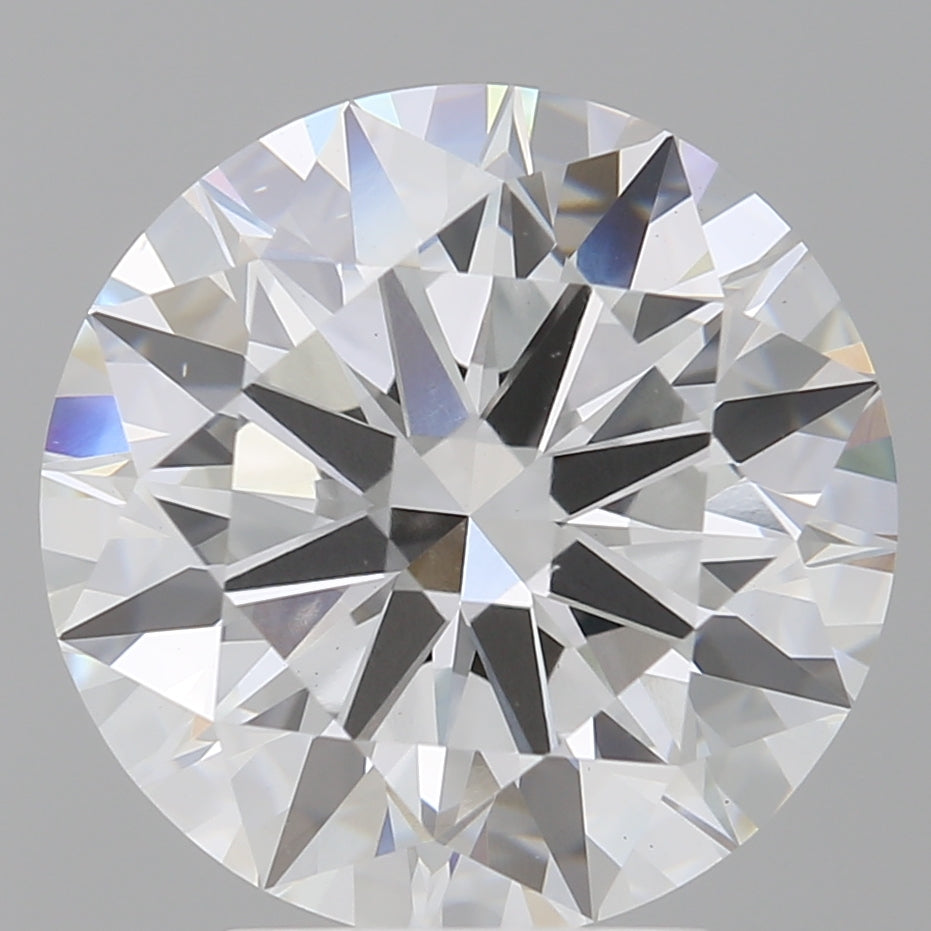 4.01 Carat Round Shaped, Ideal Cut, E Color, VVS2 Clarity, IGI Certified Lab Grown Diamond