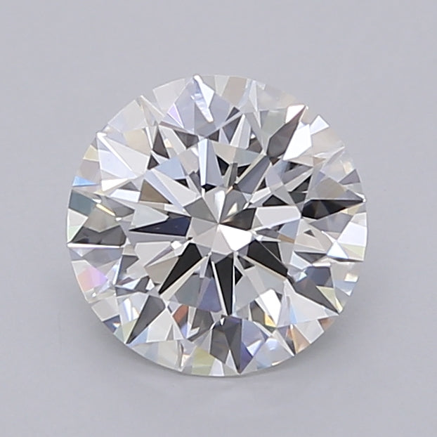 1.55 Carat Round Shaped, Ideal Cut, D Color, VVS2 Clarity, IGI Certified Lab Grown Diamond