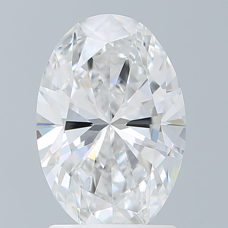 1.90 Carat Oval Shaped, Excellent Cut, D Color, VVS2 Clarity, IGI Certified Lab Grown Diamond