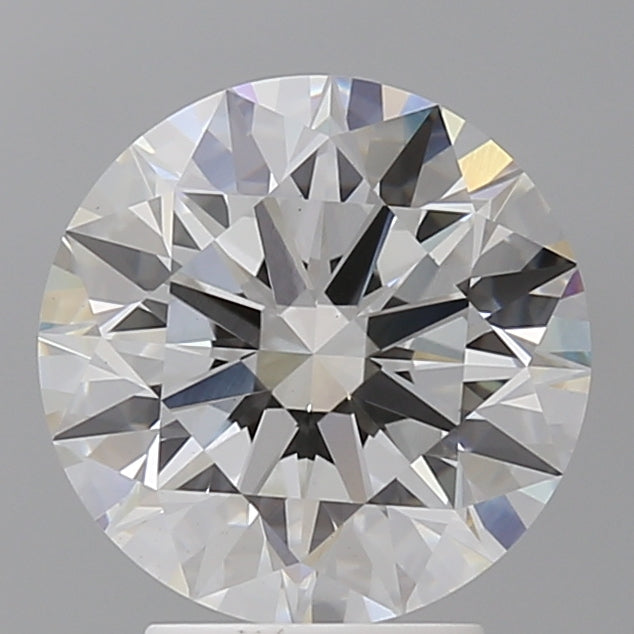 3.56 Carat Round Shaped, Ideal Cut, F Color, VVS2 Clarity, IGI Certified Lab Grown Diamond