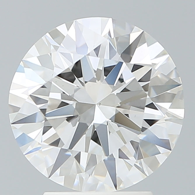 3.29 Carat Round Shaped, Ideal Cut, F Color, VS1 Clarity, IGI Certified Lab Grown Diamond