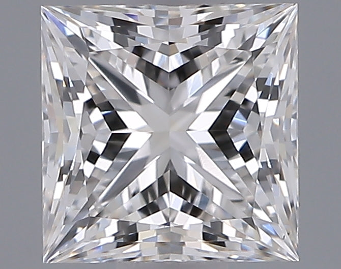 1.00 Carat Princess Shaped, Ideal Cut, F Color, VS1 Clarity, IGI Certified Lab Grown Diamond