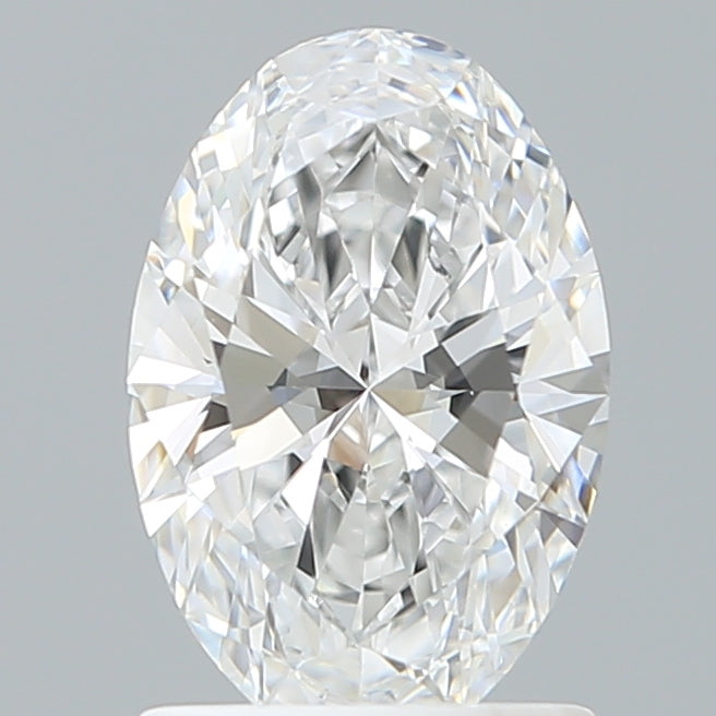 1.29 Carat Oval Shaped, Ideal Cut, D Color, VVS1 Clarity, IGI Certified Lab Grown Diamond