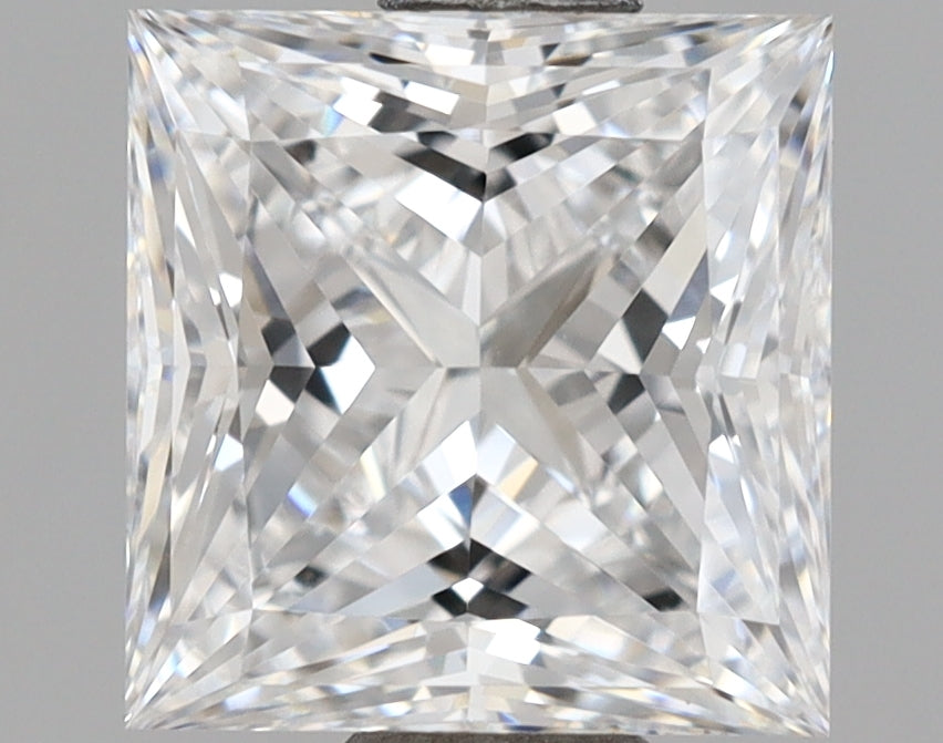 1.46 Carat Princess Shaped, Excellent Cut, D Color, VVS1 Clarity, IGI Certified Lab Grown Diamond
