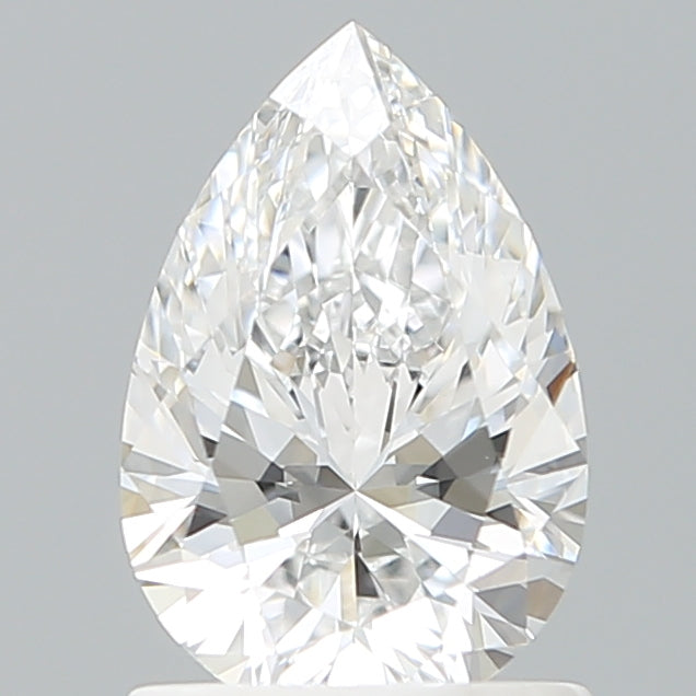1.18 Carat Pear Shaped, Ideal Cut, D Color, VVS1 Clarity, IGI Certified Lab Grown Diamond