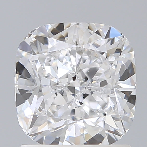1.63 Carat Cushion Shaped, Ideal Cut, D Color, SI1 Clarity, IGI Certified Lab Grown Diamond