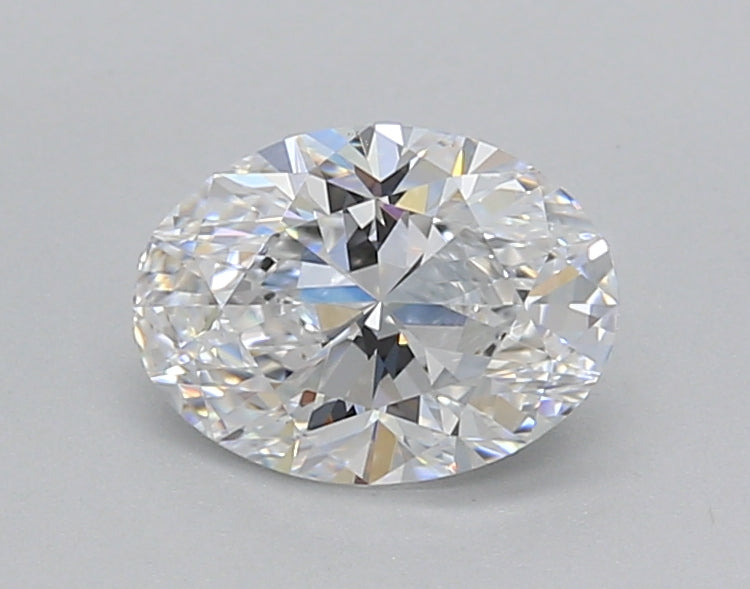 1.00 Carat Oval Shaped, Excellent Cut, D Color, VS1 Clarity, IGI Certified Lab Grown Diamond