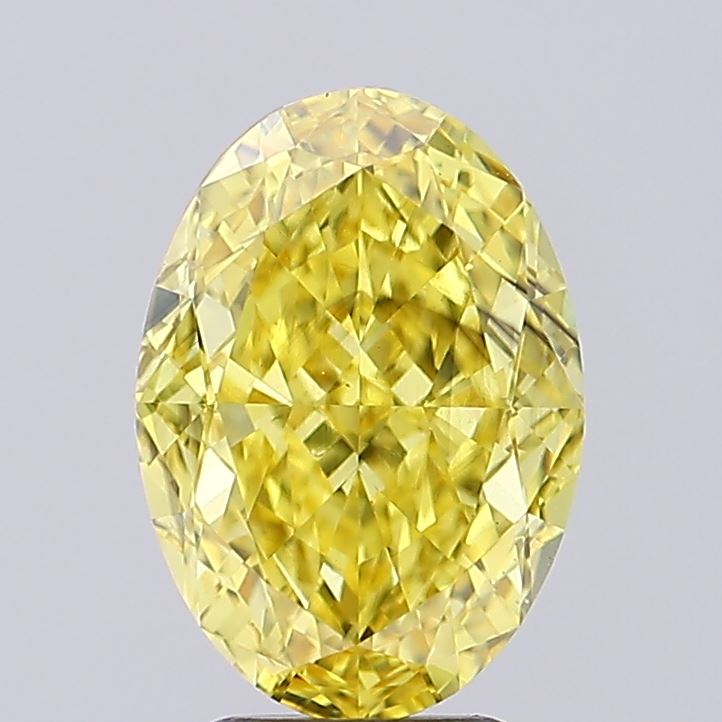 3.01 Carat Oval Shaped, Excellent Cut, SI1 Clarity, IGI Certified Lab Grown Diamond