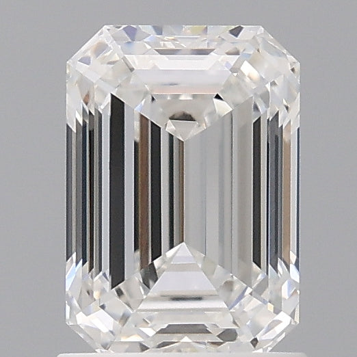 1.55 Carat Emerald Shaped, Ideal Cut, E Color, VVS2 Clarity, IGI Certified Lab Grown Diamond