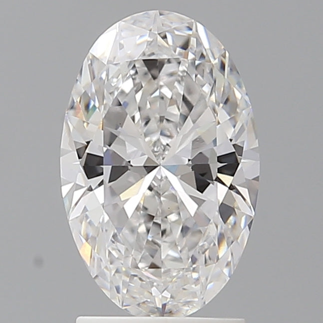 2.10 Carat Oval Shaped, Ideal Cut, D Color, VS1 Clarity, IGI Certified Lab Grown Diamond