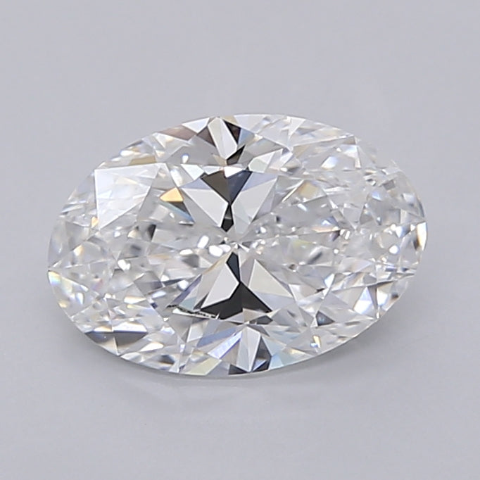 1.52 Carat Oval Shaped, Ideal Cut, D Color, VVS2 Clarity, IGI Certified Lab Grown Diamond