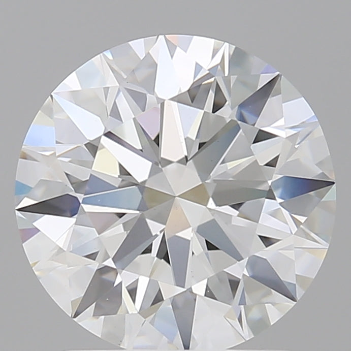 2.08 Carat Round Shaped, Ideal Cut, E Color, VVS2 Clarity, IGI Certified Lab Grown Diamond