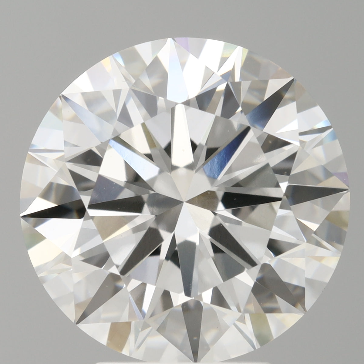 5.10 Carat Round Shaped, Ideal Cut, F Color, VVS2 Clarity, IGI Certified Lab Grown Diamond