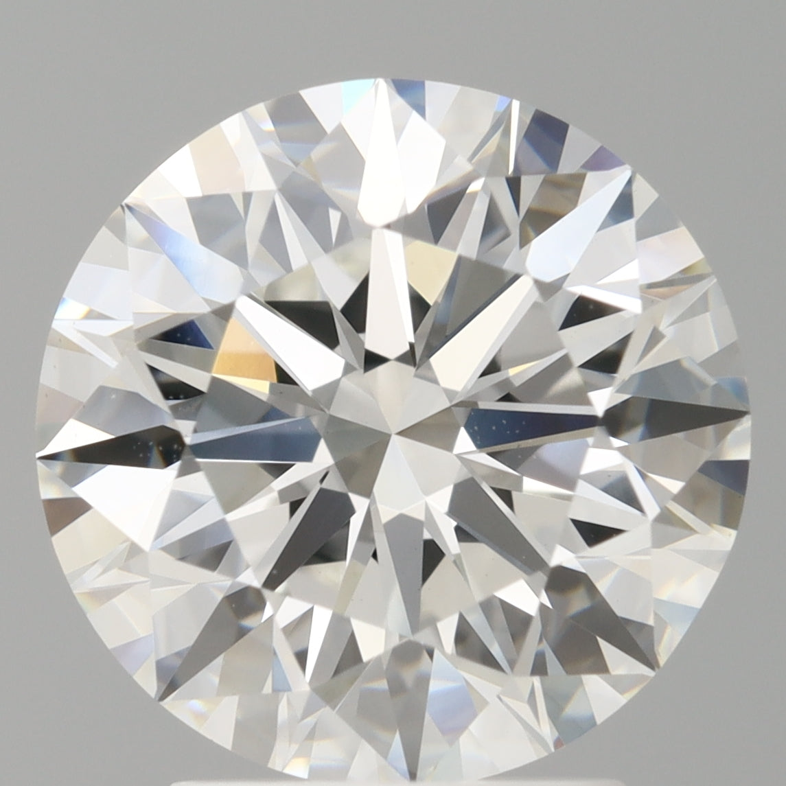 3.04 Carat Round Shaped, Ideal Cut, E Color, VVS2 Clarity, IGI Certified Lab Grown Diamond
