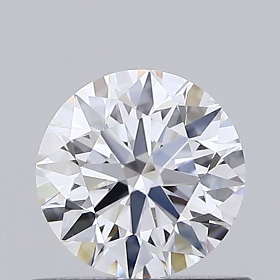 0.52 Carat Round Shaped, Excellent Cut, D Color, VVS2 Clarity, IGI Certified Lab Grown Diamond