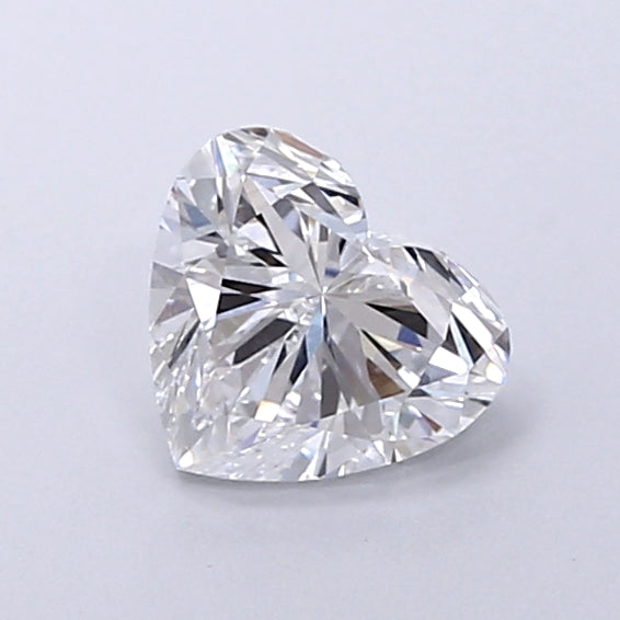 1.29 Carat Heart Shaped, Very Good Cut, D Color, VVS2 Clarity, IGI Certified Lab Grown Diamond