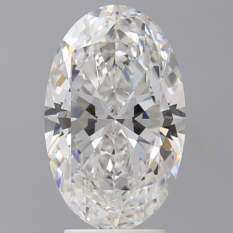 3.56 Carat Oval Shaped, Ideal Cut, E Color, VVS2 Clarity, IGI Certified Lab Grown Diamond