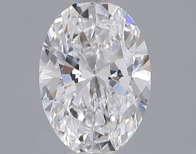 0.53 Carat Oval Shaped, Ideal Cut, D Color, VVS2 Clarity, IGI Certified Lab Grown Diamond