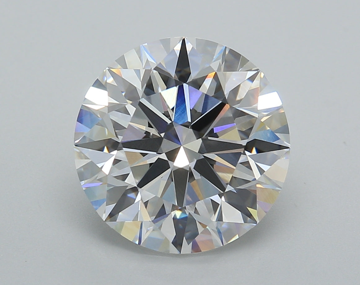 5.02 Carat Round Shaped, Ideal Cut, E Color, VVS2 Clarity, IGI Certified Lab Grown Diamond
