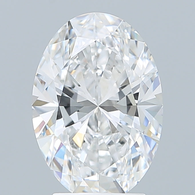 3.08 Carat Oval Shaped, Ideal Cut, D Color, VVS1 Clarity, IGI Certified Lab Grown Diamond