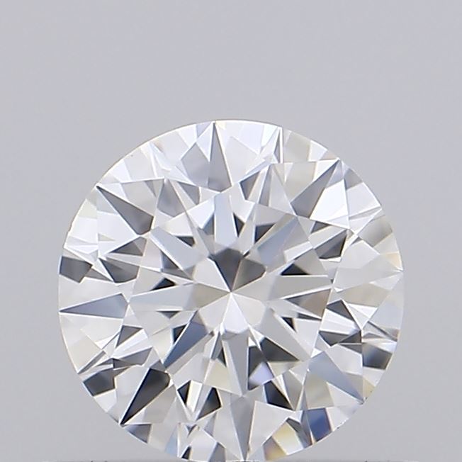 0.53 Carat Round Shaped, Ideal Cut, D Color, VVS2 Clarity, IGI Certified Lab Grown Diamond