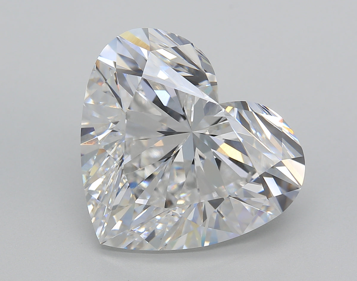 10.18 Carat Heart Shaped, Ideal Cut, E Color, VS1 Clarity, IGI Certified Lab Grown Diamond