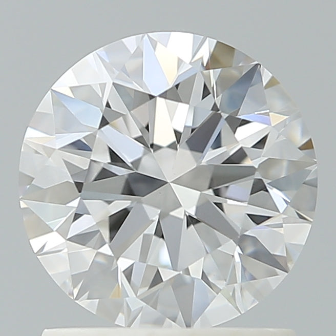 1.33 Carat Round Shaped, Ideal Cut, D Color, VS2 Clarity, IGI Certified Lab Grown Diamond