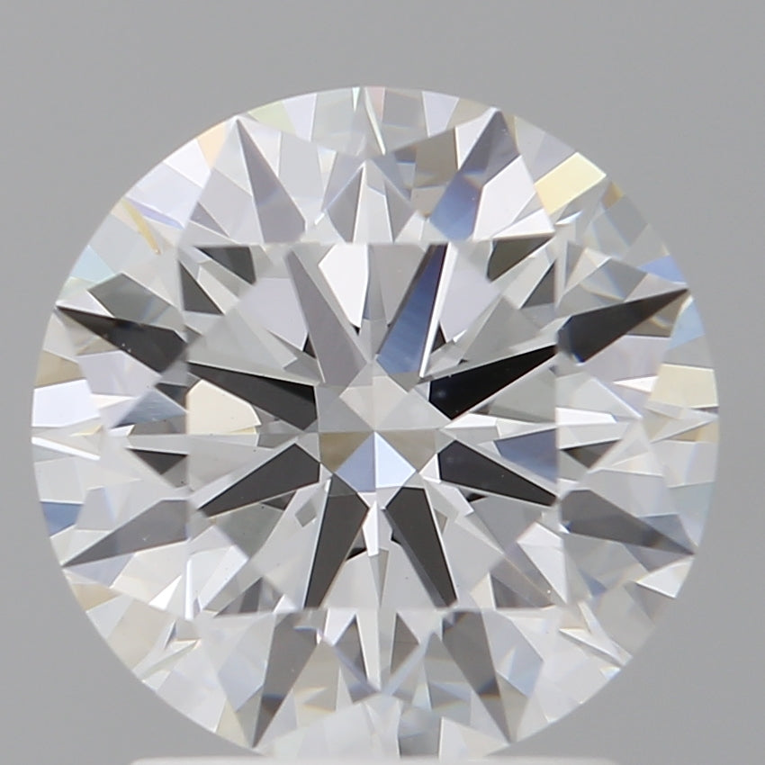 2.10 Carat Round Shaped, Ideal Cut, E Color, VVS2 Clarity, IGI Certified Lab Grown Diamond