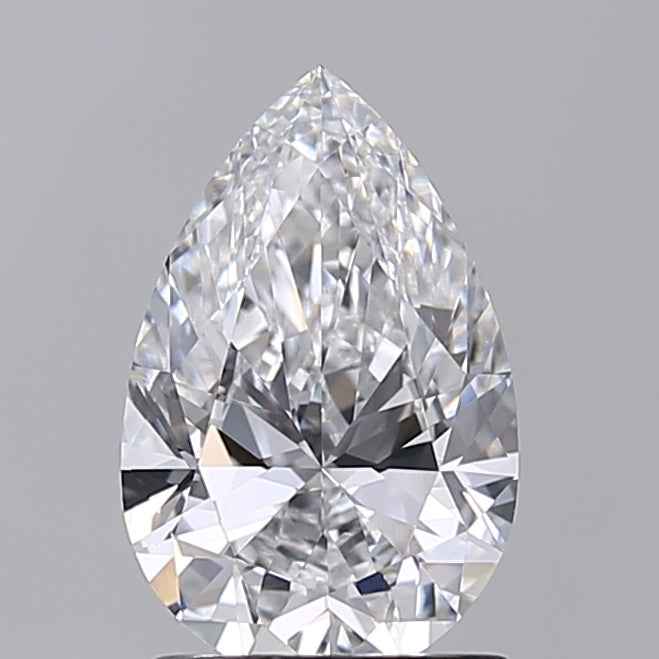 1.51 Carat Pear Shaped, Very Good Cut, D Color, VS1 Clarity, IGI Certified Lab Grown Diamond