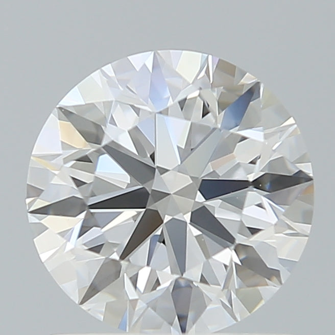 1.23 Carat Round Shaped, Ideal Cut, D Color, VVS2 Clarity, IGI Certified Lab Grown Diamond
