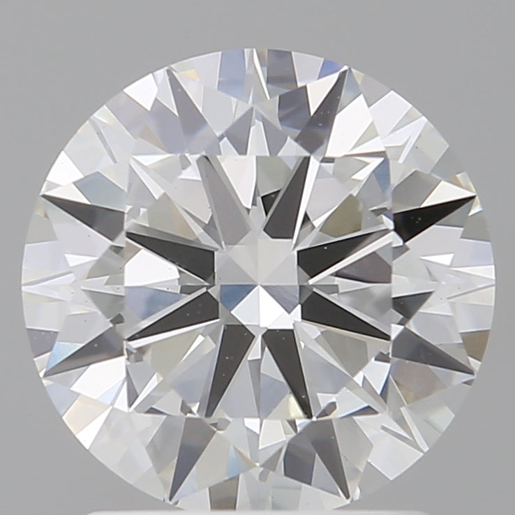 1.97 Carat Round Shaped, Ideal Cut, F Color, VS1 Clarity, IGI Certified Lab Grown Diamond