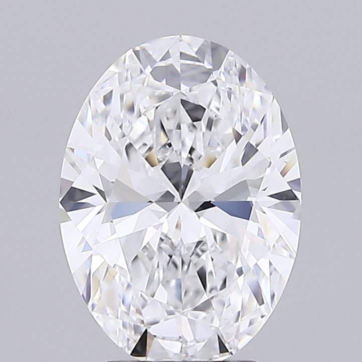 3.10 Carat Oval Shaped, Ideal Cut, D Color, IF Clarity, IGI Certified Lab Grown Diamond