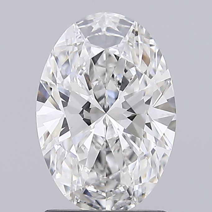 1.42 Carat Oval Shaped, Ideal Cut, E Color, VS1 Clarity, IGI Certified Lab Grown Diamond