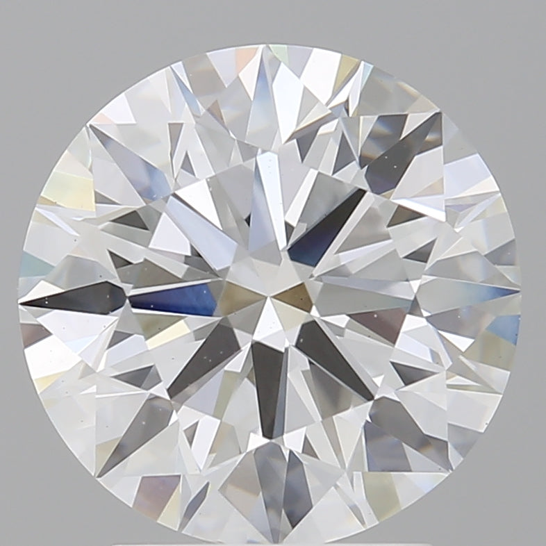 3.09 Carat Round Shaped, Ideal Cut, E Color, VVS2 Clarity, IGI Certified Lab Grown Diamond