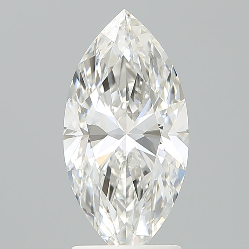 2.15 Carat Marquise Shaped, Ideal Cut, F Color, VVS2 Clarity, IGI Certified Lab Grown Diamond