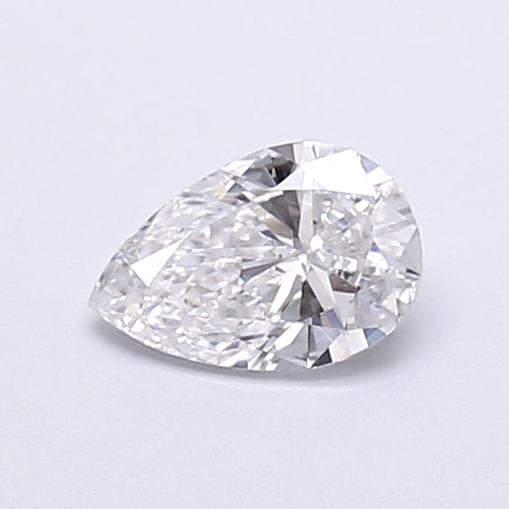 0.51 Carat Pear Shaped, Very Good Cut, D Color, VVS2 Clarity, IGI Certified Lab Grown Diamond
