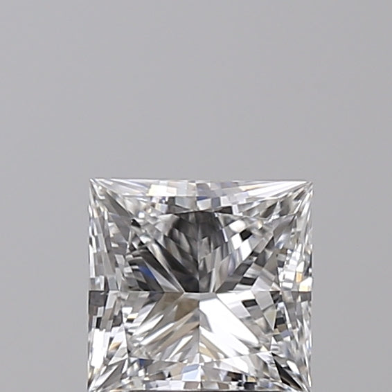 1.00 Carat Princess Shaped, Ideal Cut, D Color, VS1 Clarity, IGI Certified Lab Grown Diamond