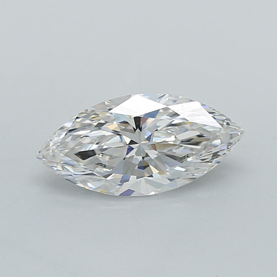 1.03 Carat Marquise Shaped, Ideal Cut, F Color, VVS2 Clarity, IGI Certified Lab Grown Diamond