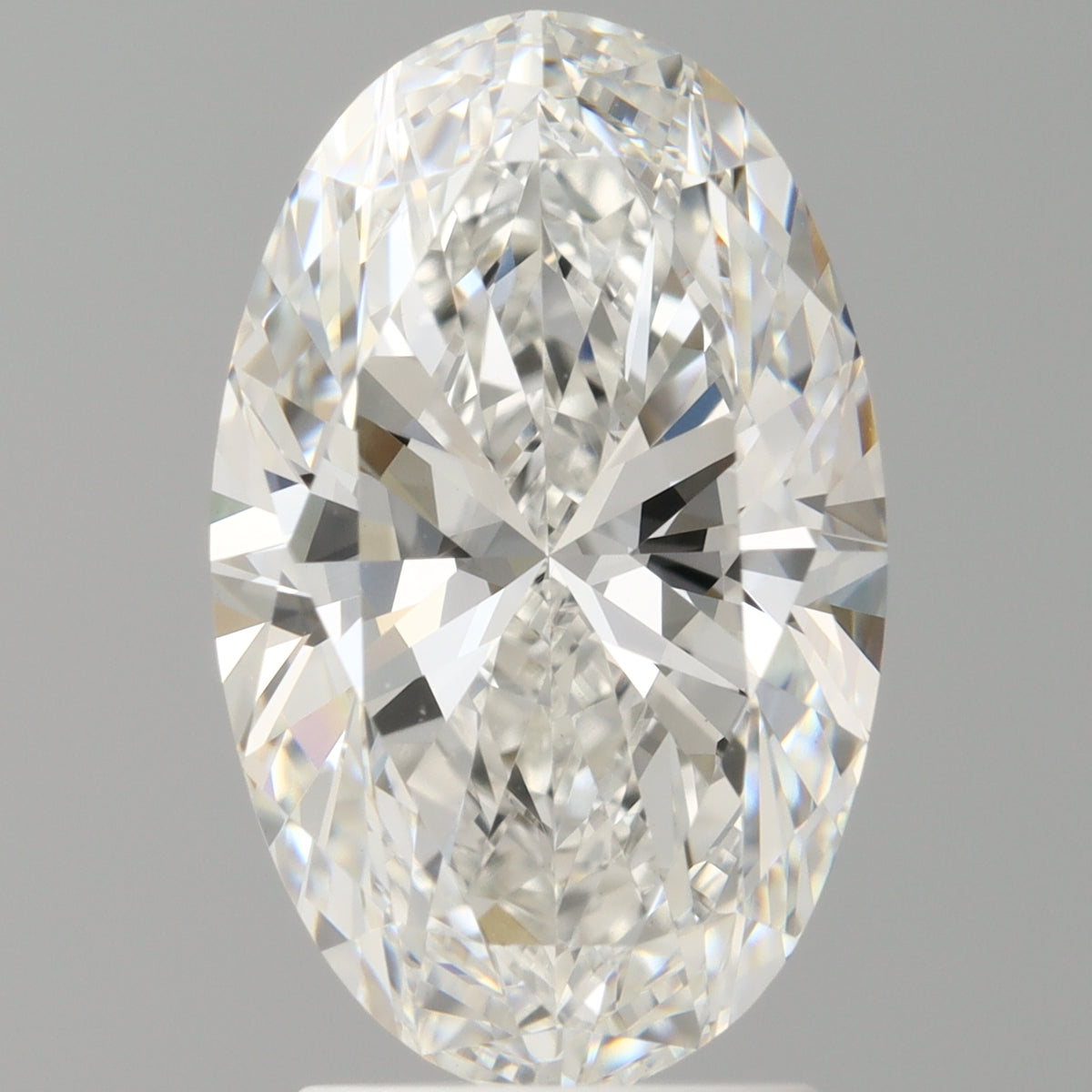 3.00 Carat Oval Shaped, Ideal Cut, F Color, VVS2 Clarity, IGI Certified Lab Grown Diamond