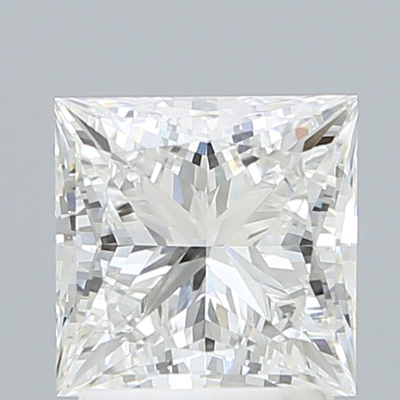 2.06 Carat Princess Shaped, Ideal Cut, E Color, VVS2 Clarity, IGI Certified Lab Grown Diamond