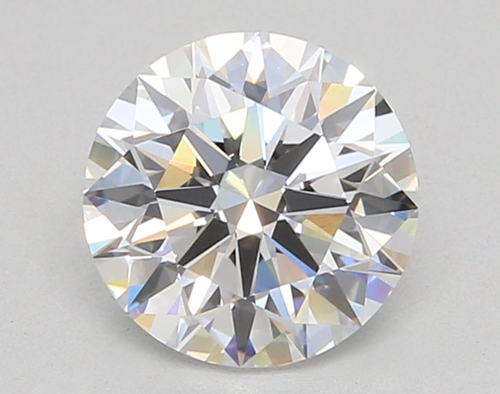 2.03 Carat Round Shaped, Ideal Cut, D Color, VVS2 Clarity, IGI Certified Lab Grown Diamond