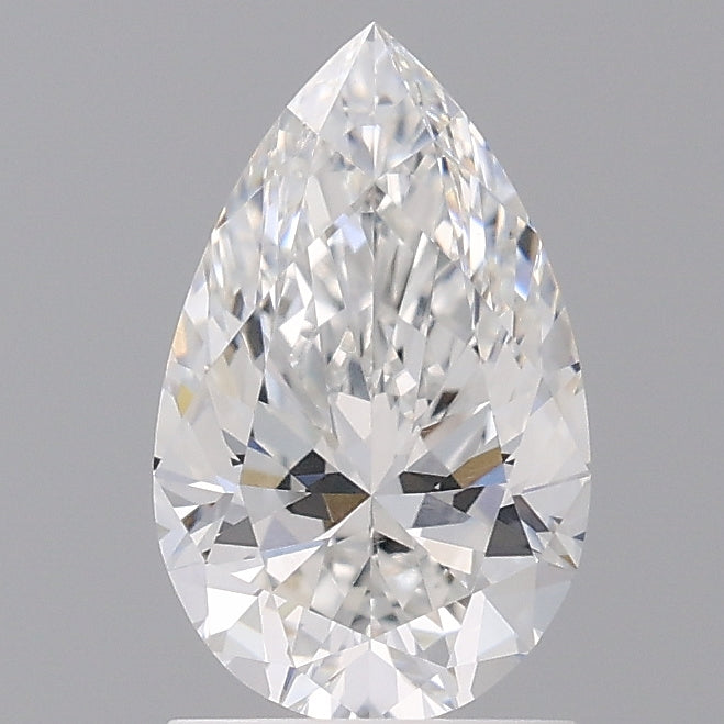 1.52 Carat Pear Shaped, Ideal Cut, E Color, VVS2 Clarity, IGI Certified Lab Grown Diamond
