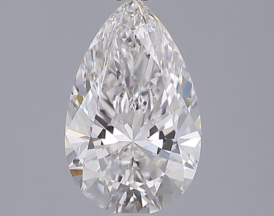 1.55 Carat Pear Shaped, Ideal Cut, E Color, VVS1 Clarity, IGI Certified Lab Grown Diamond